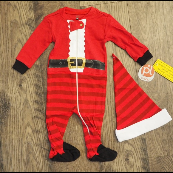 Petit Lem Other - 👕Petit Lem Baby Santa Claus Christmas Jumpsuit 3M